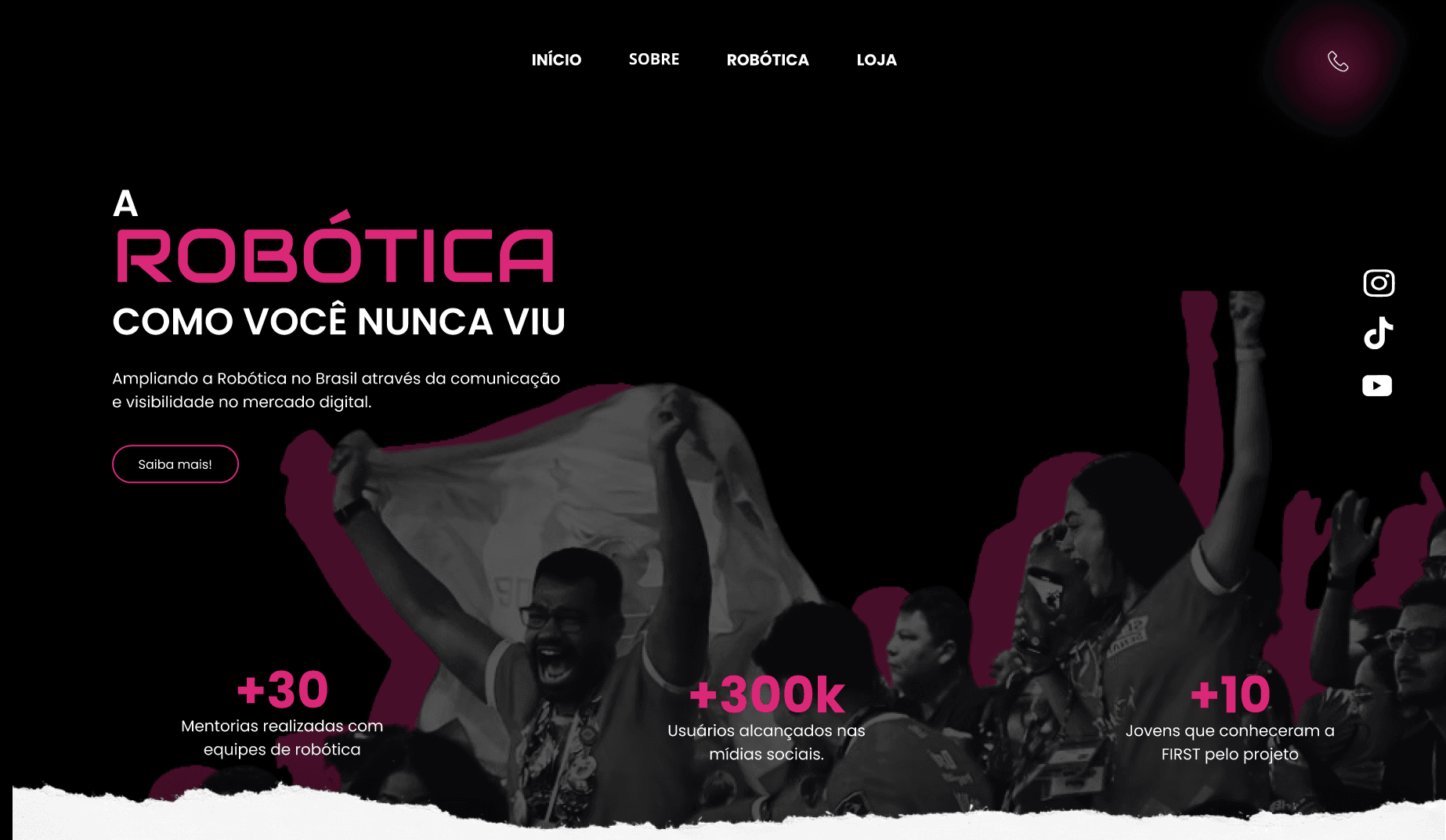 Capa do projeto A Robótica como você nunca viu